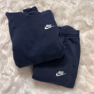 Navy Blue Nike Hoodie & Sweat Set